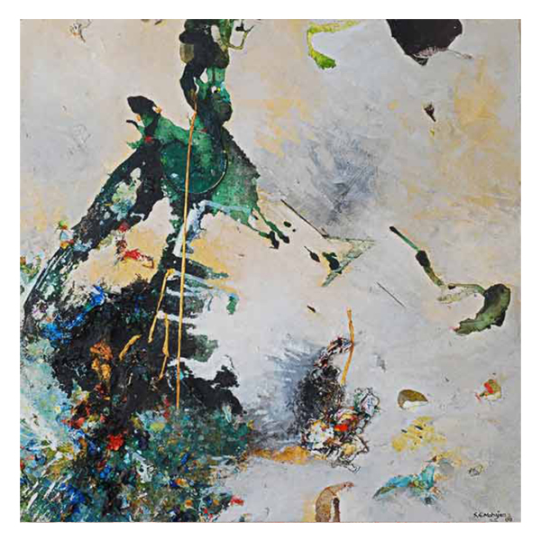 The Warrior | Abstract Canvas Painting