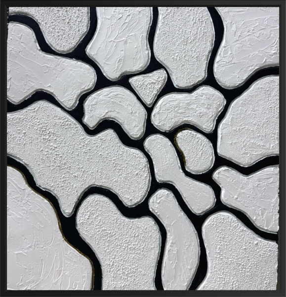 Spaces Between Us | Minimalist Abstract Painting