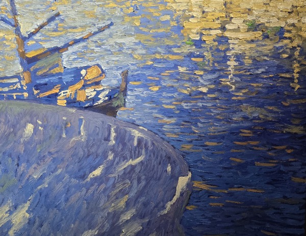 Golden Ripple | Seascape Oil Painting