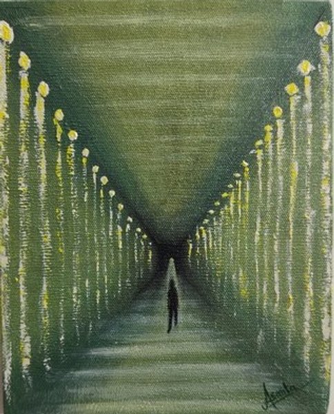 Beyond the Shadows | Symbolic Contemporary Painting