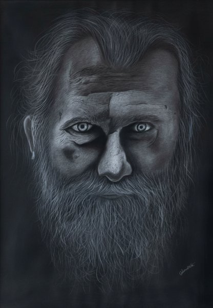 Silent Wisdom | Monochrome Fine Art Portrait
