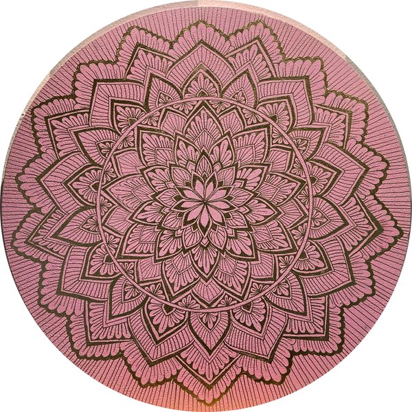 Adorn Pink Mandala Wall Art