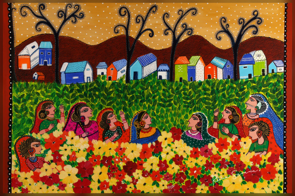 Colours Of Spirit | Folk Art Painting