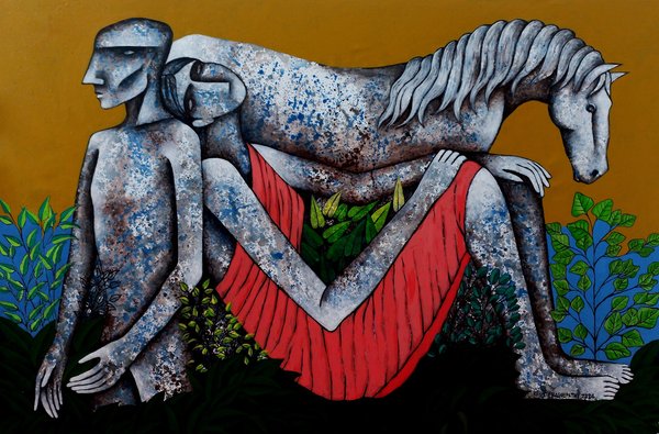 The Chronology of Human Instincts Painting