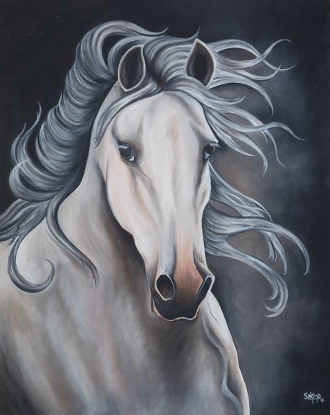The Mighty Stallion | Horse Portrait Art