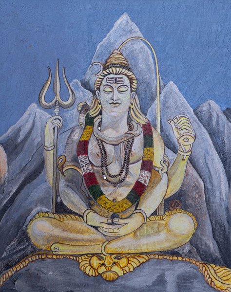 Shiva Kailash | Original Acrylic Painting