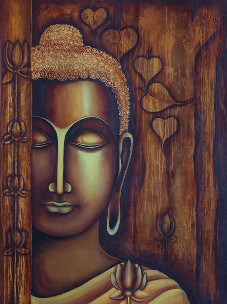 Buddha | Spiritual Acrylic Painting