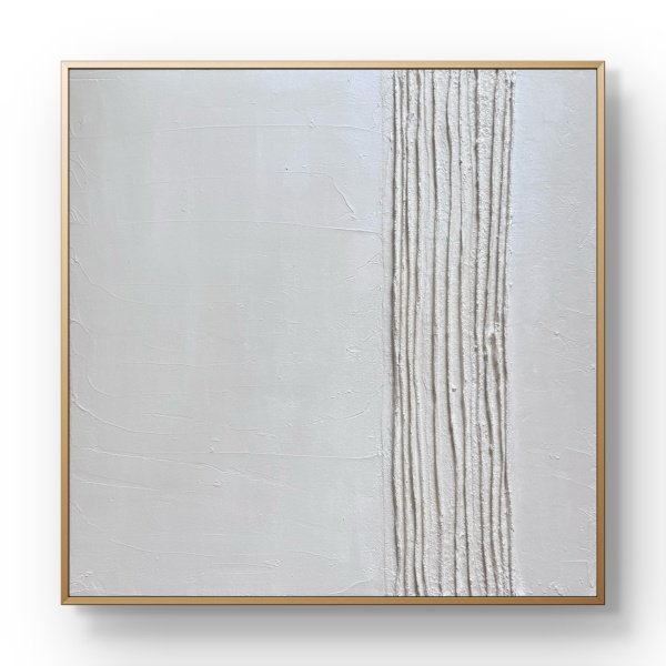 Standing Still | Minimalist Textured Canvas Art