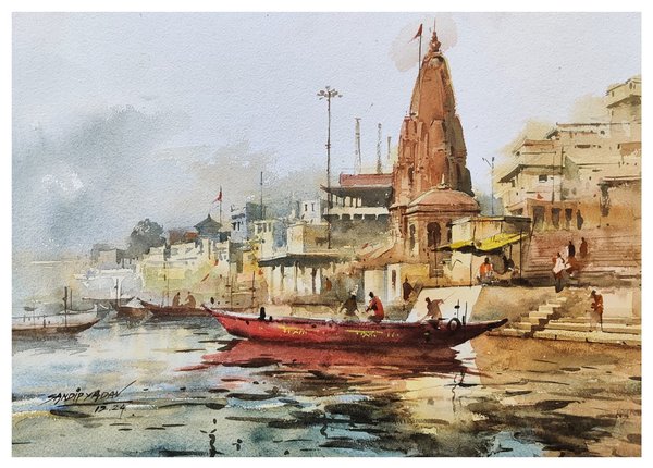 Sacred Riverfront | Heritage Painting
