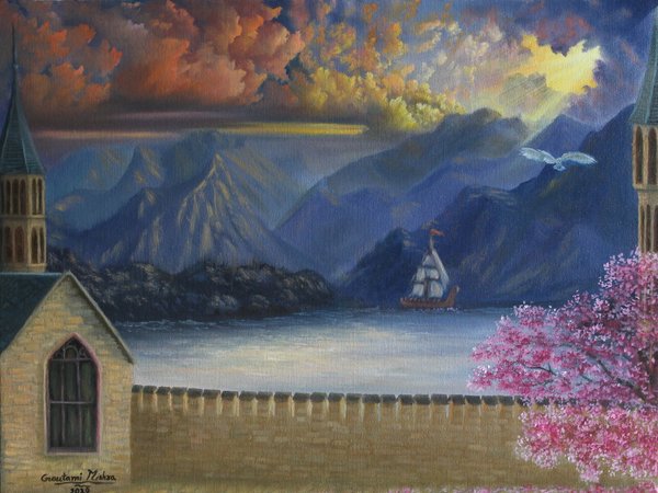Castle In Mountains
