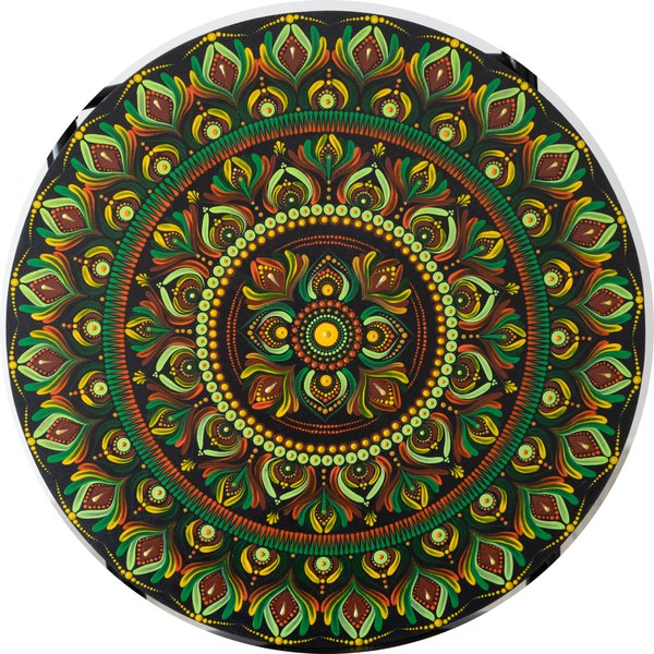 Navratri Inspired Colorful Mandala