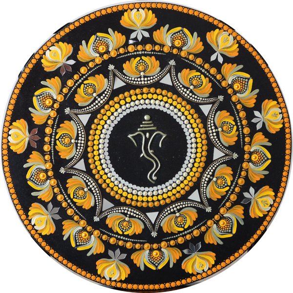 Lord Ganesha | Floral Mandala Art