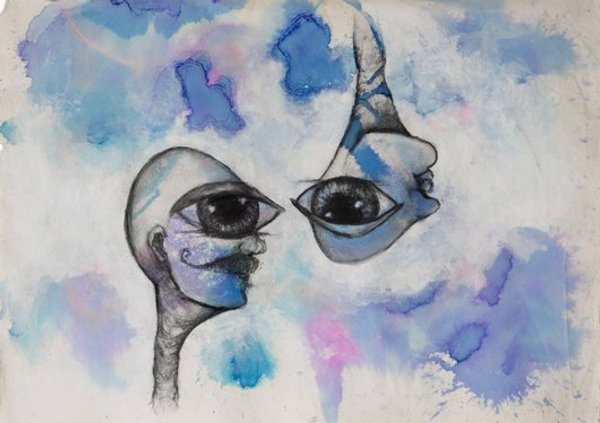 Humraaz | Surreal Figurative Mixed Media Art