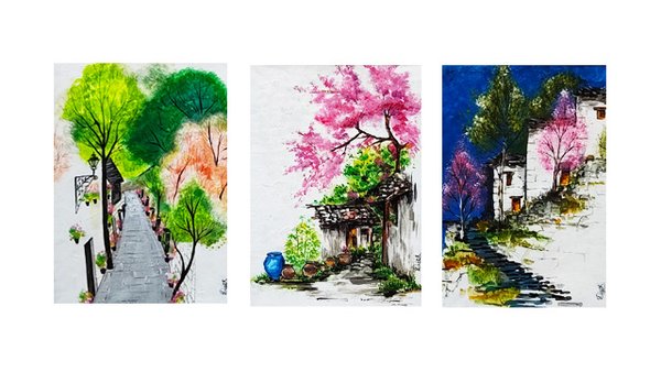 Landscape Painting | Floral Artwork