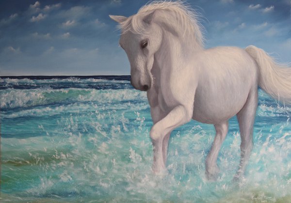 Horse At Sea