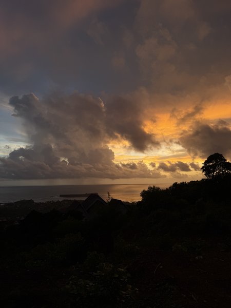 Moody Ocean Sunset