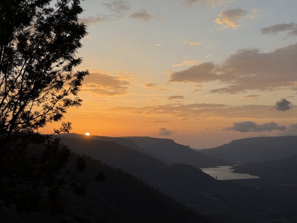 Sunset Mountain Valley